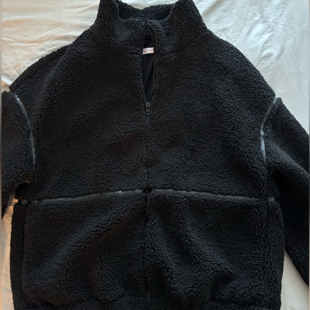 Cozy Black Kids Jacket